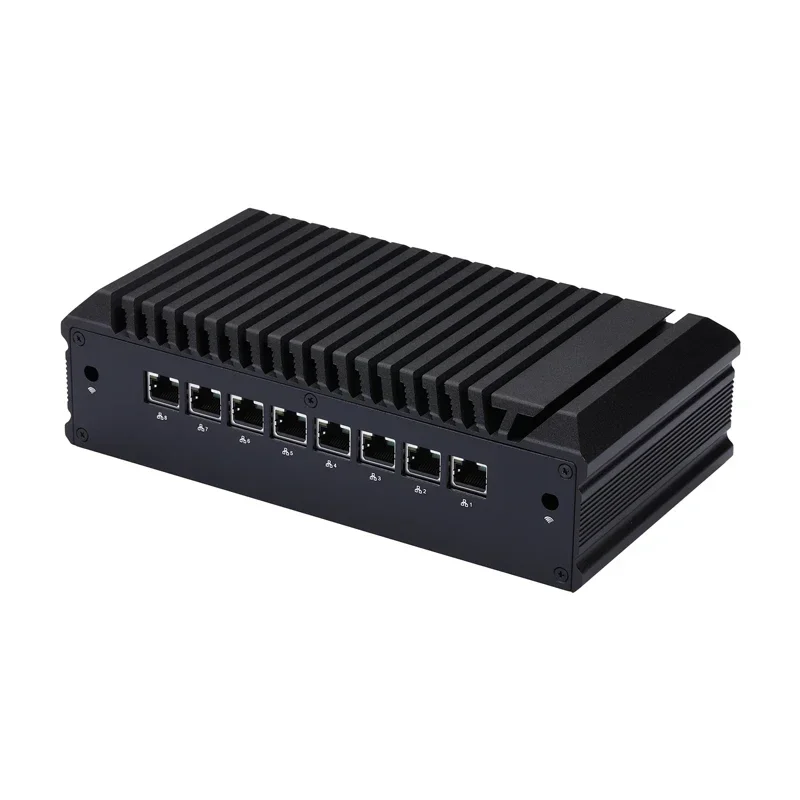 

Qotom 8*2.5g LAN DDR4 10th Gen Core i7 10710U 6 Cores 12M Cache Industrial Computer Mini PC Firewall