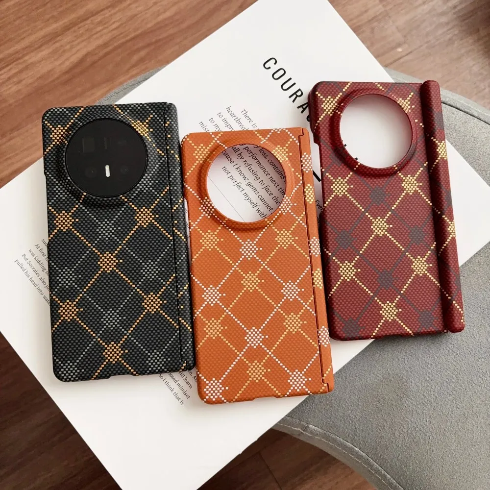 Für Huawei Honor Magic V6 Hülle, Hartplastik mit Kohlefaser, Leuchtende Magnetische MagSafe Schutzhülle für Magic V6 V5 V3 VS3