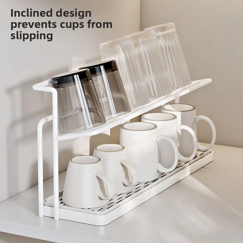 

Кухонная столешница, современный коврик, двухслойная кухонная стеклянная бутылка для эльфа, дренажная чашка для хранения чая, органайзер для кофе