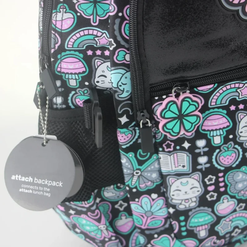 Australian Black Butterfly Backpack Student Backpack Large Capacity Storage Bag Cute Cartoon Girl Multi-purpose Backpack Gifts view 6