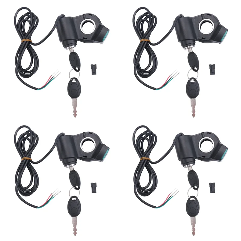 

AA75-4X Electric Scooter Ignition Lock Key Cylinder Starter Switch Lock Electric Scooter Replacement Accessories For KUGOO