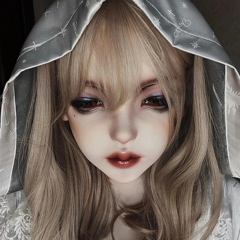 

BJD Resin Half Head/Full Head Masks Kigurumi Eyes Crossdress Cosplay Japanese Anime Unisex Masks Eyes And Wig