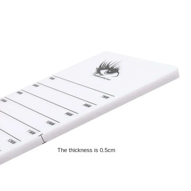 1Pcs Acrylic Pad Lash Tray Grafting Lashes Holder Glue Pallet Board Stand  Makeup Tools Eyelash Holder Eyelash Extension Plate
