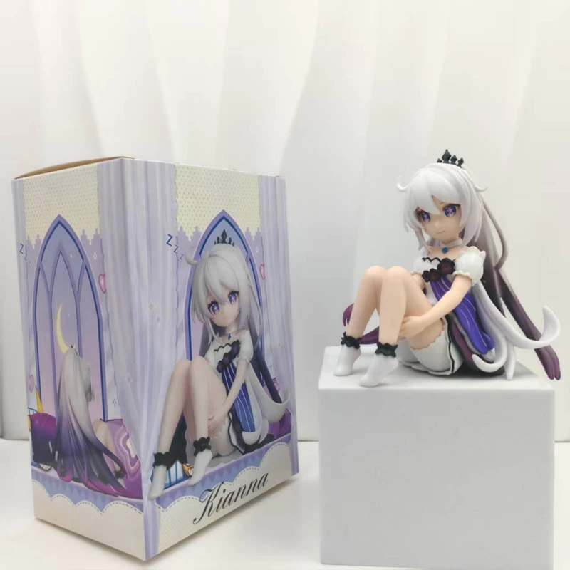Honkai Impact 3 figura de Anime Kiana Kaslana figura de acción versión Q Kiana Kaslana estatuilla Kawaii coleccionar decoración juguetes regalos
