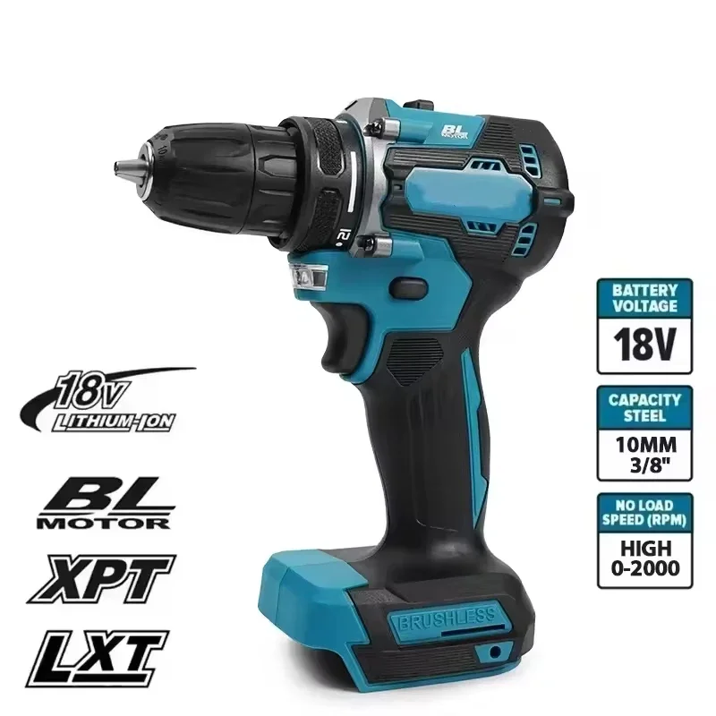 マキタ DDF487 18V ブラシレス電動ドリルに適合、装飾チームの5ロープインパクトドリルに適しており、18V マキタバッテリーを使用します。