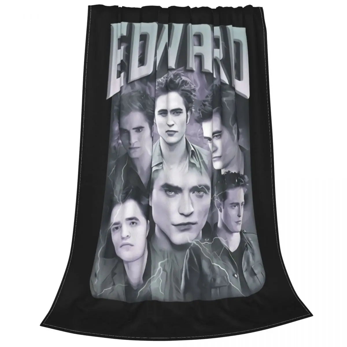 Edward Cullen Robert Pattinson Twilight Ultra-Soft Micro Fleece Blanket Plush Thicken Super Warm For Sofa Bedroom