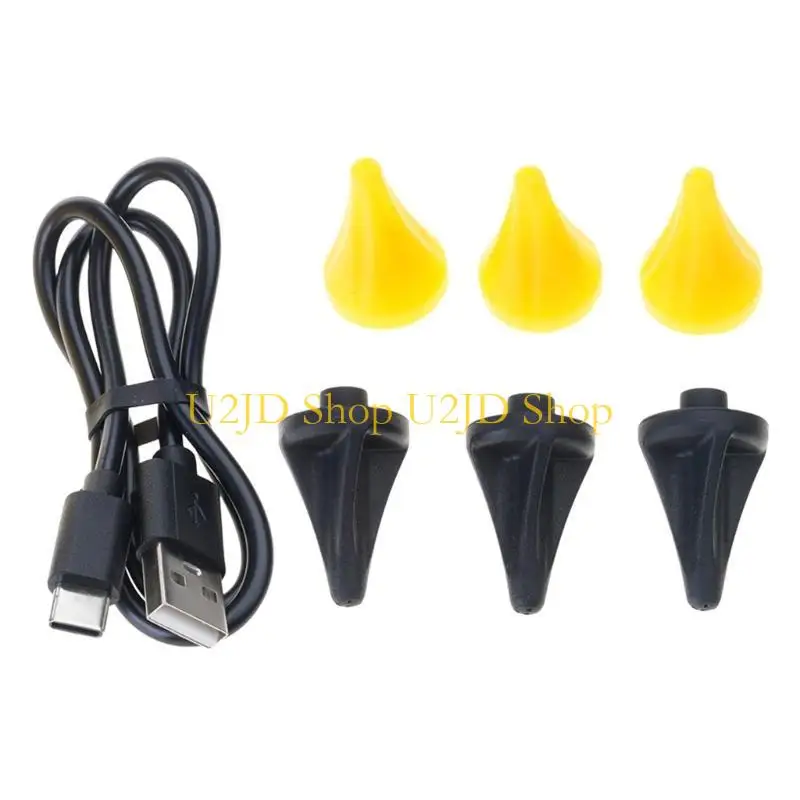 U2JD Electric Ear Wax Removal System,Water Powered Ears Cleaning Tool Effective for Ear Wax Buildup Flushing and Cleaning