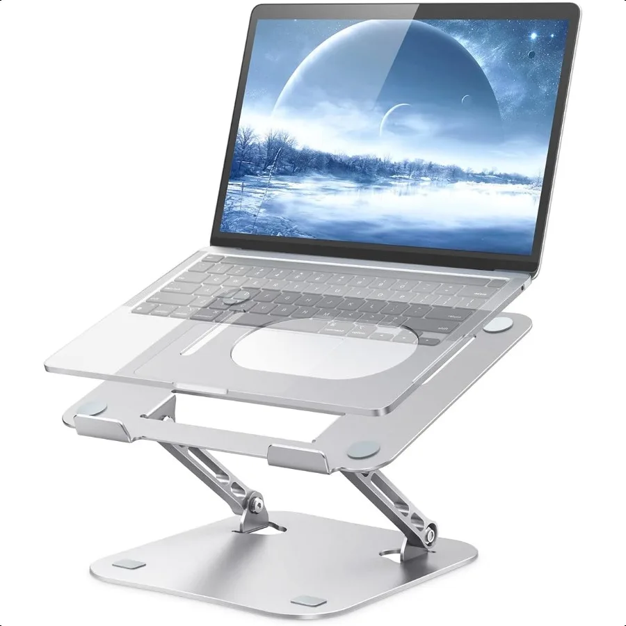 

Laptop Stand Adjustable Laptop Stand for Desk Aluminum Computer Stand Portable Laptop Riser Foldable Laptop Holder for HP ASUS