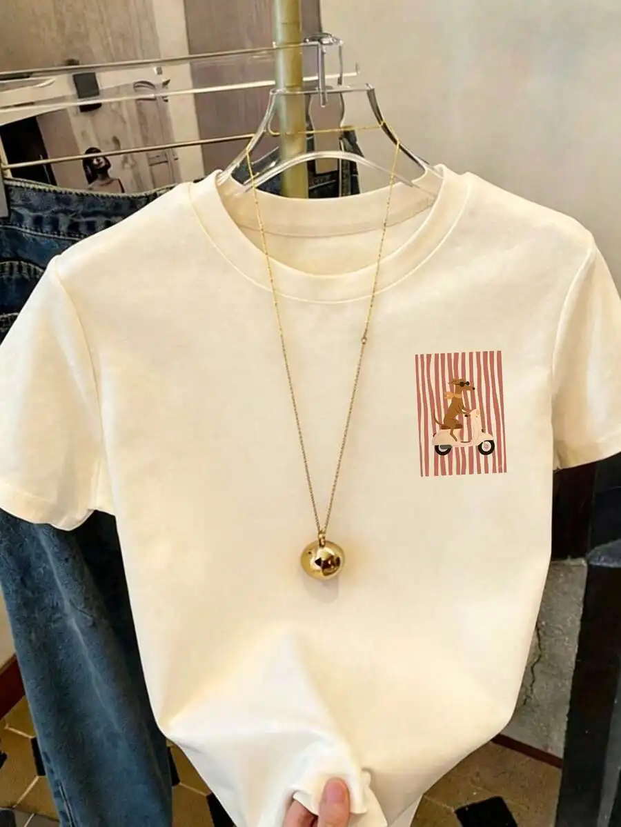 Women's T-Shirts, Women's T-Shirts For Street Style, Streetwear Style, Graphic Short-Sleeved T-Shirts, Cute Summer Tops