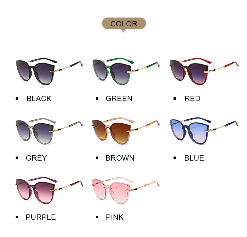 Neuer Modetrend Personalisierte Sonnenbrille mit Großem Rahmen Internet-Berühmtheit Instagram Damen-Sonnenbrille 6044 – Detail 5