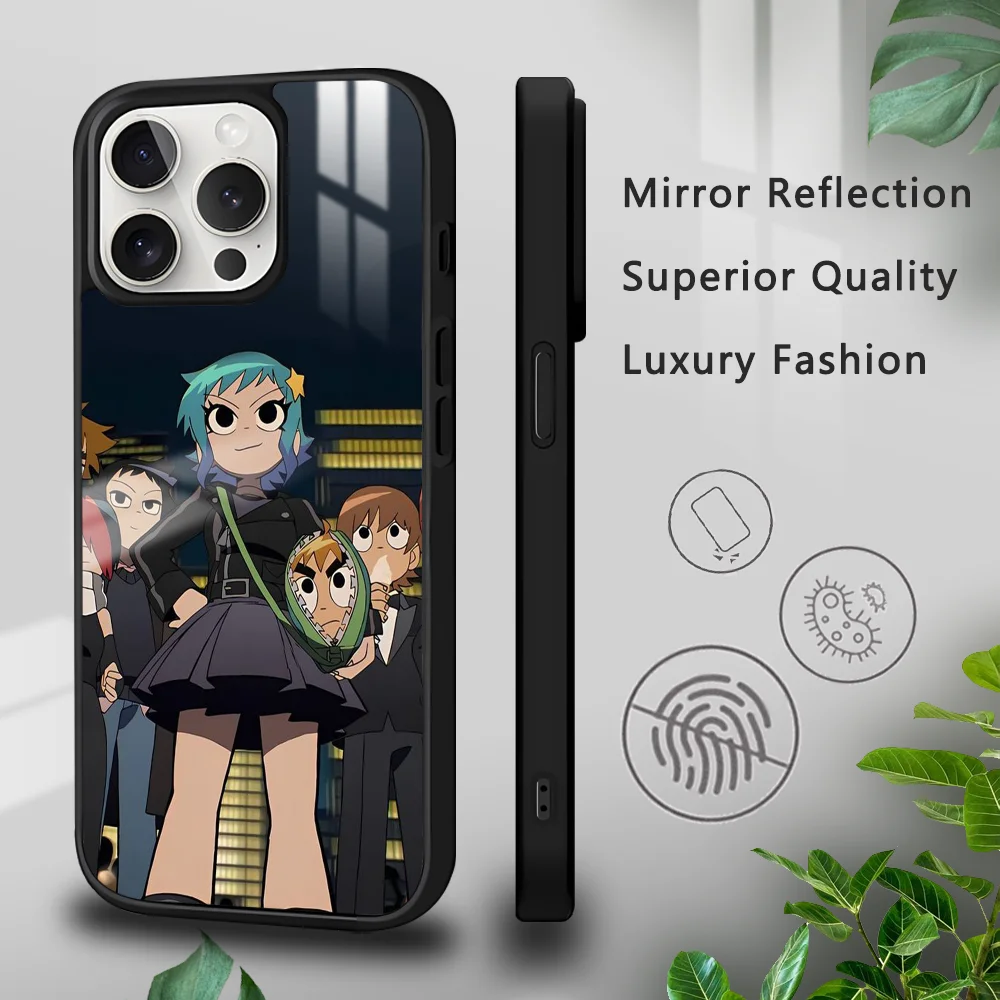 S-Scott Pilgrim T-Takes Off Phone Case For iPhone 16 15 14 13 12 11 Pro Xs Max Mini Plus Celulares Hard Funda