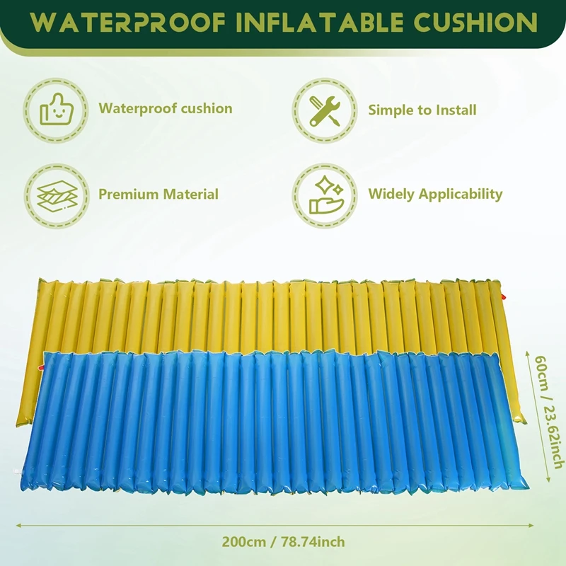 DW-Outdoor Air Mattress Camping Cushion Beach Moisture-Proof Sleeping Mat Camping Single Air Mattress Emergency Inflatable