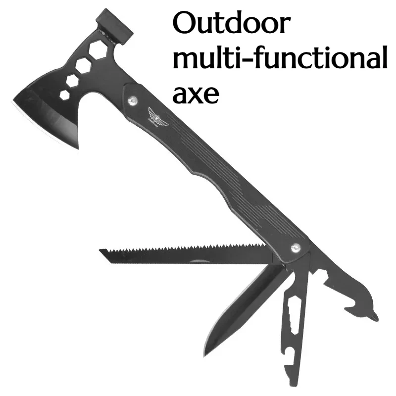 

New Outdoor Multi-functional Folding Axe Portable Camping Emergency Axe Household Felling EDC Tool