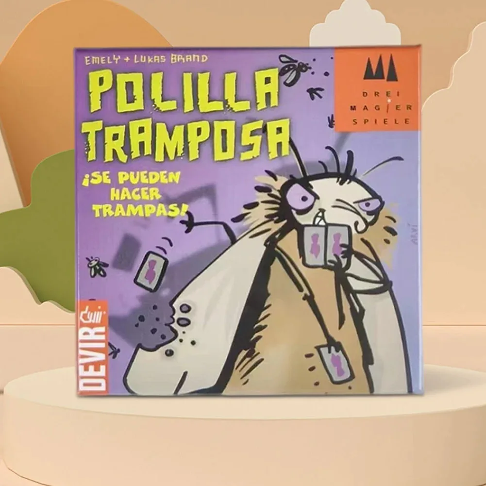POLILLA TRAMPOSA Truqueira Espanhola Cauda Alemã Adulto Crianças Lazer Cartão de Jogo de Festa