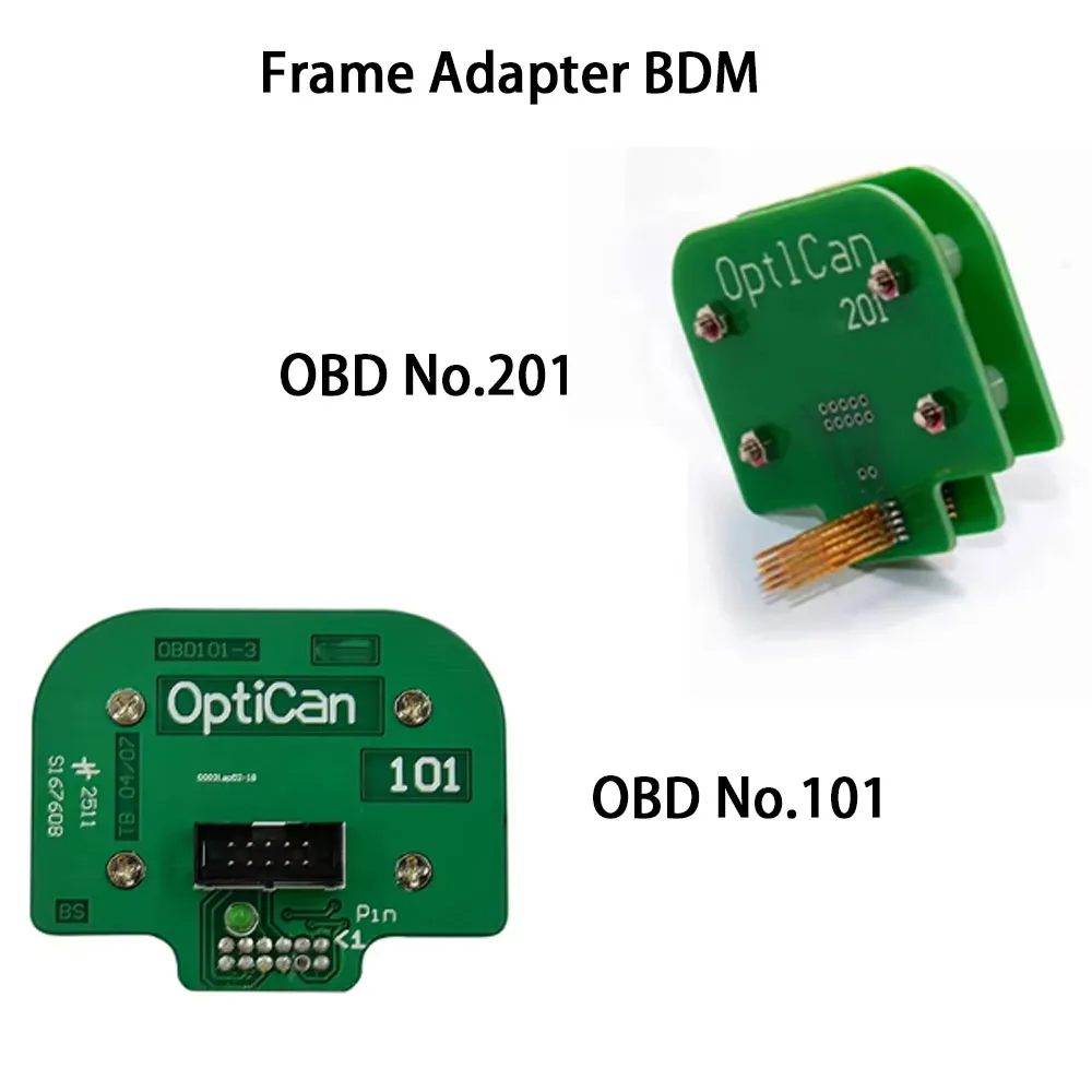 Adaptador de Marco BDM para Sonda Sie-men-s OBD No.101 Optican NO.201 BDM100 EDC16, Sonda BDM para Bosch BDM-100 BDM ECU, Diagnóstico de Automóviles