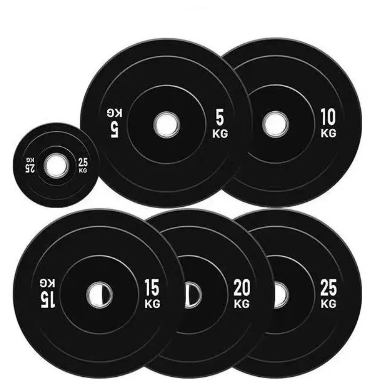 t OEM Custom Logo Black Barbell Counterweight Board KG/LB Rubber Bumper Fitness Board Fitness Training Counterweight Board