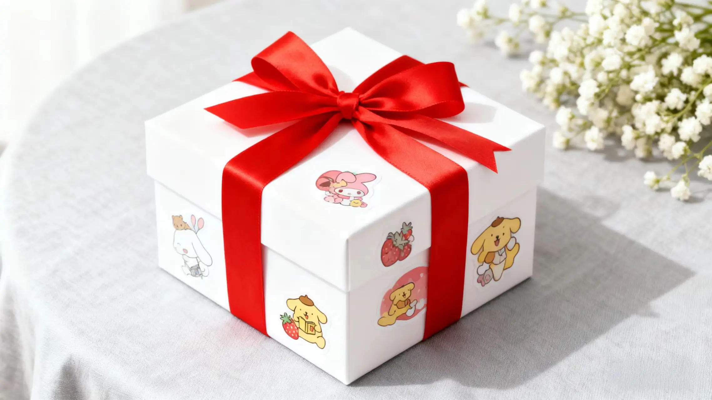 500 шт. милые наклейки, включая Hello Kitty, Kuromi, My Melody и более милые наклейки с героями мультфильмов, подходят для альбомов, каваи.