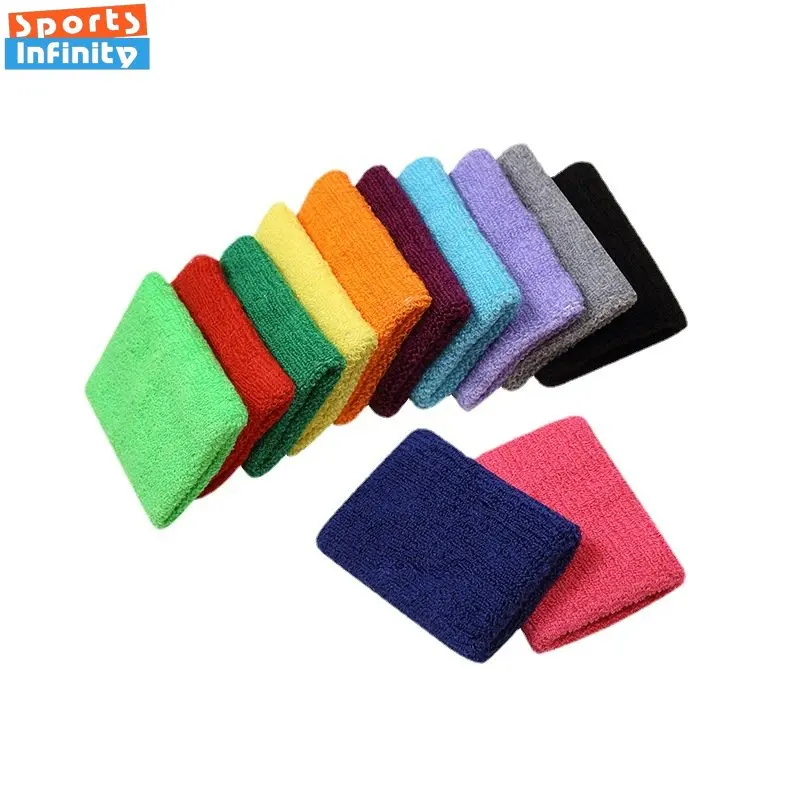 Small M Wristband Sports Sweatband Hand Band Sweat Wrist Support Brace Wrap Guards for Gym Volleyball Basketball Tennis Summer