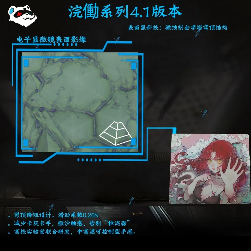 Tempered Glass Mouse Pads Custom Personalised Speed Type Gaming Mats Big Size Desk Pad PC FPS Gaming Mouse Pad Gift 490x430mm