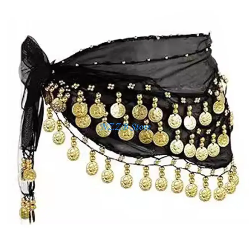 T21F Belly Dance Jewelry Set Gypsy เครื่องแต่งกายอุปกรณ์เสริมชุดเต้นรำหน้าท้องกำไลสะโพกสะโพกสะโพก