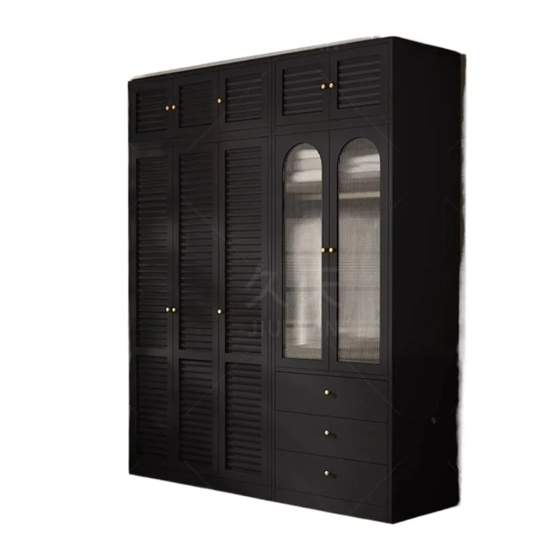 Modern Bedroom Adults Wardrobes Glass Top Cabinet Display Clothes Closet Space Saving Cupboards Guarda Roupa Furniture Home