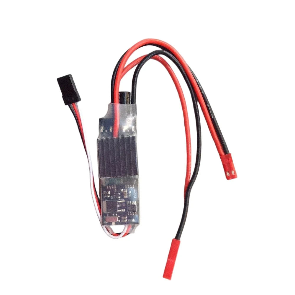 

20A Bidirectional Brushed ESC 6-16V 2-4S for RC Car Boat 380 390 High Speed Motor 5V 1A BEC PWM 1500us F/R F/B/R Modes Failsafe