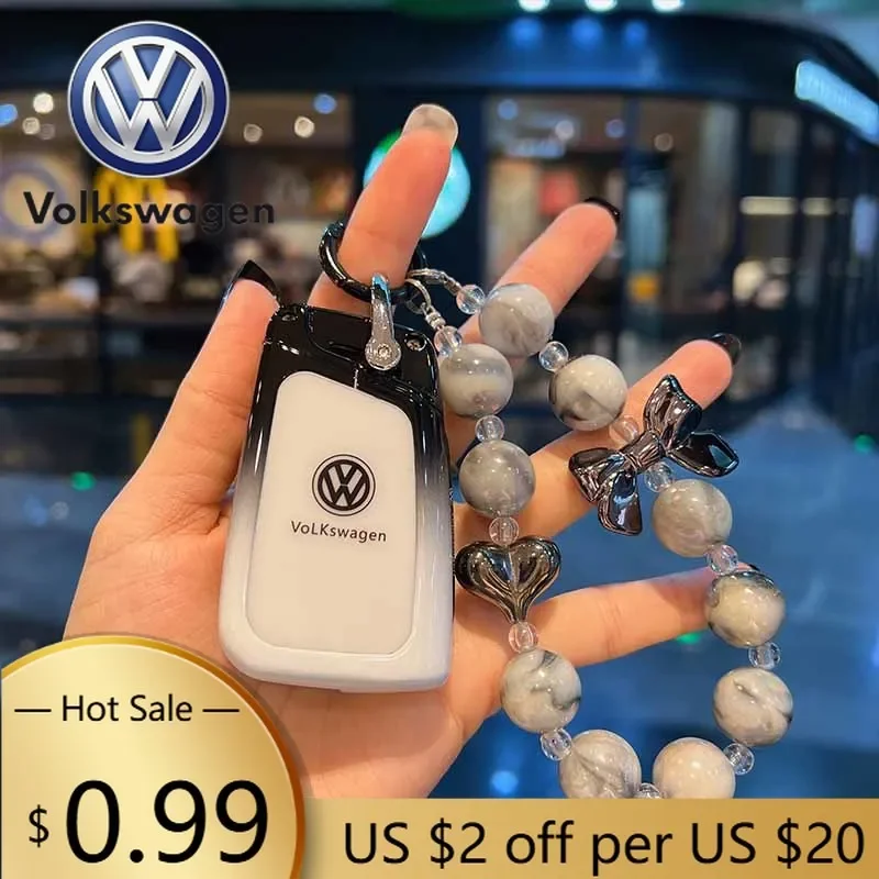 

For VW Volkswagen Jetta MK5 Golf Car Key Case Cover Shell For VW Volkswagen Golf 7 MK7 Tiguan MK2 For Seat Ateca Leon FR Ibiza F