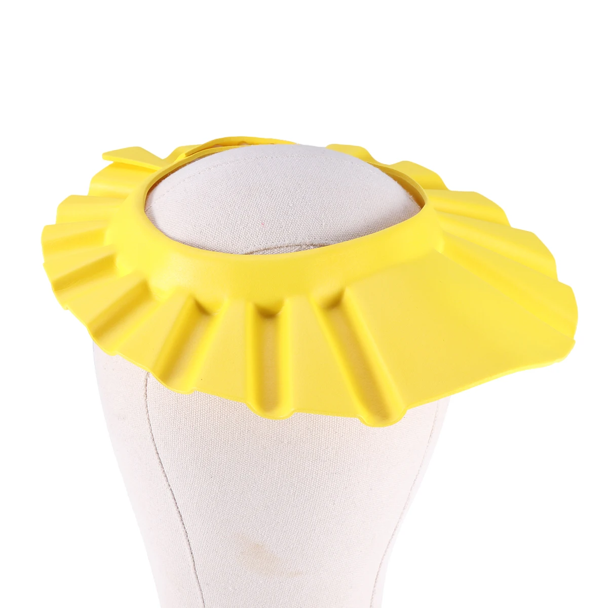 

Baby Shower Cap Infant Bathing Hat Kids Shampoo Shield Soft Elastic 40-55cm Head Circumference Water Resistant 80C Adjustable