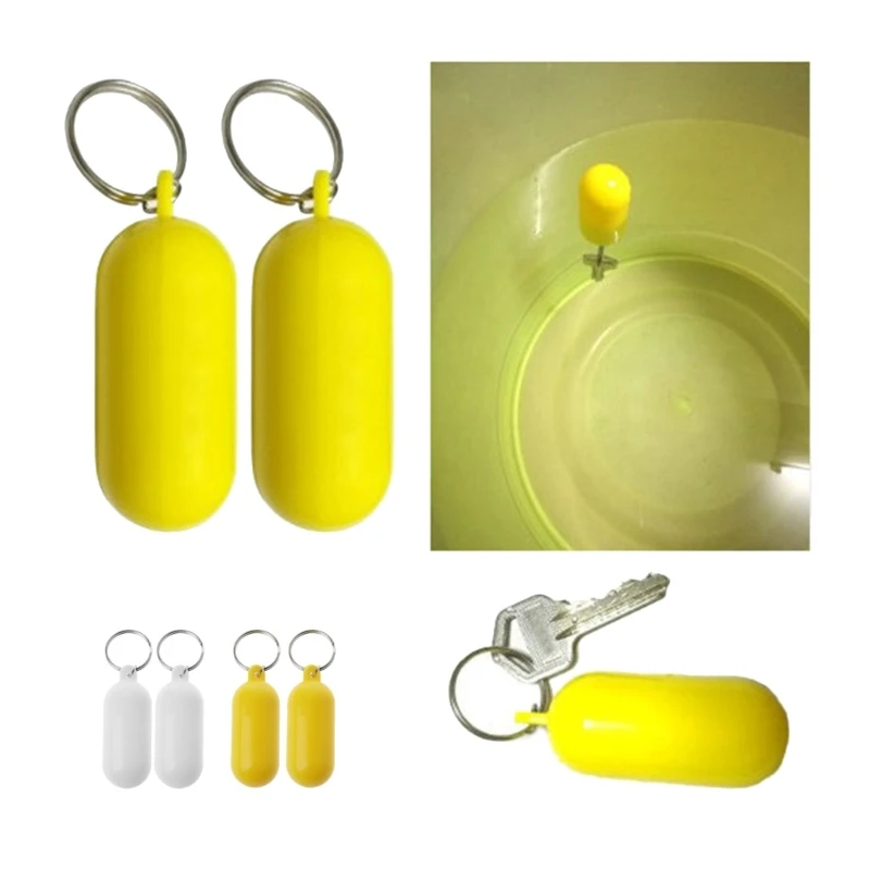 2x Kayak Floating Keyring Buoyant Key Rings Marine Sailings Boat Float Keychain Dropship