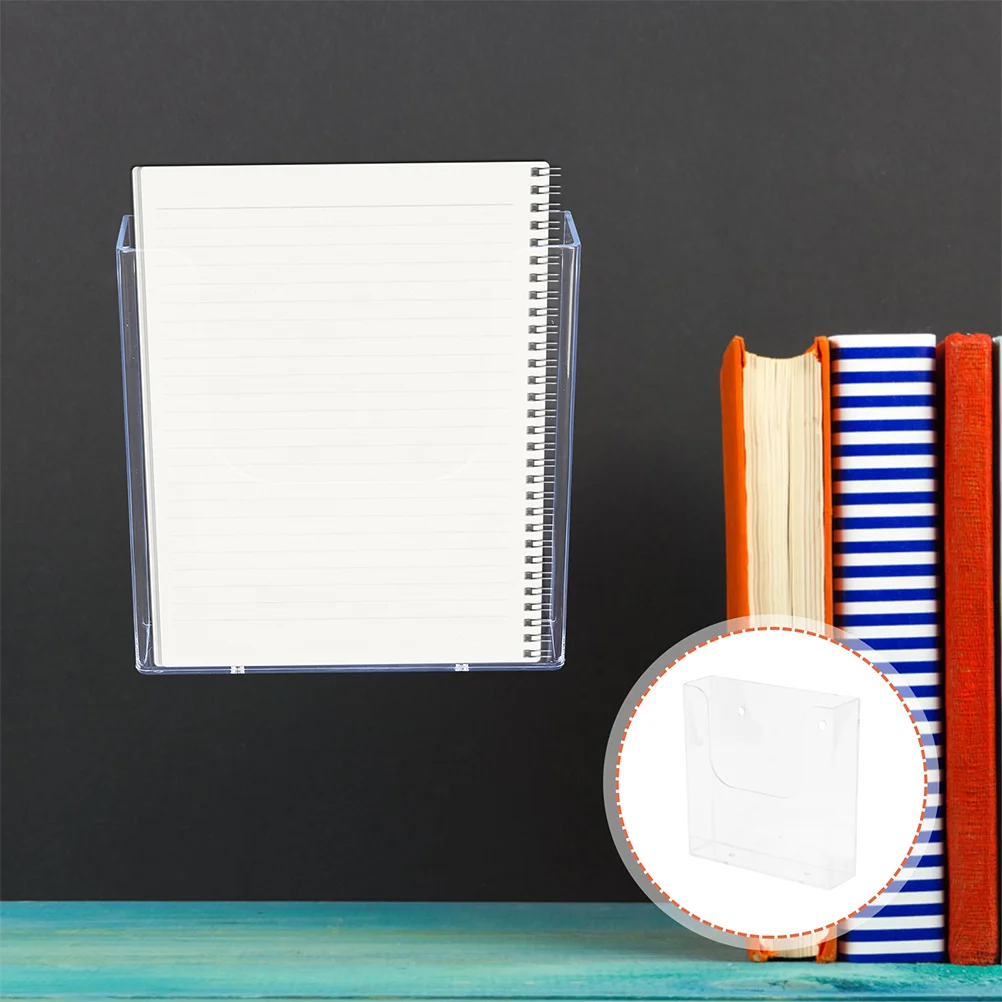 Set of Display Stand Magazine Holder Wall-mounted Rack Mail for Organizer Hanging File