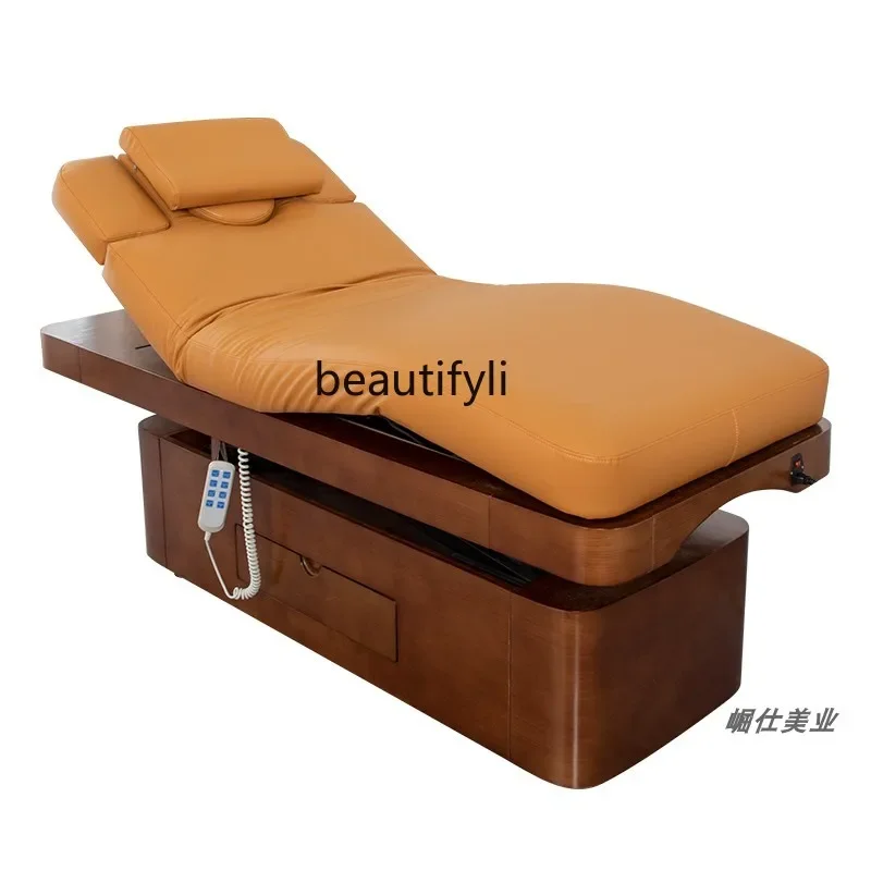 

Y Высококачественная латексная электрическая косметическая кровать, специальный многофункциональный нагревательный массаж для салонов красоты, физиотерапевтический спа-массаж