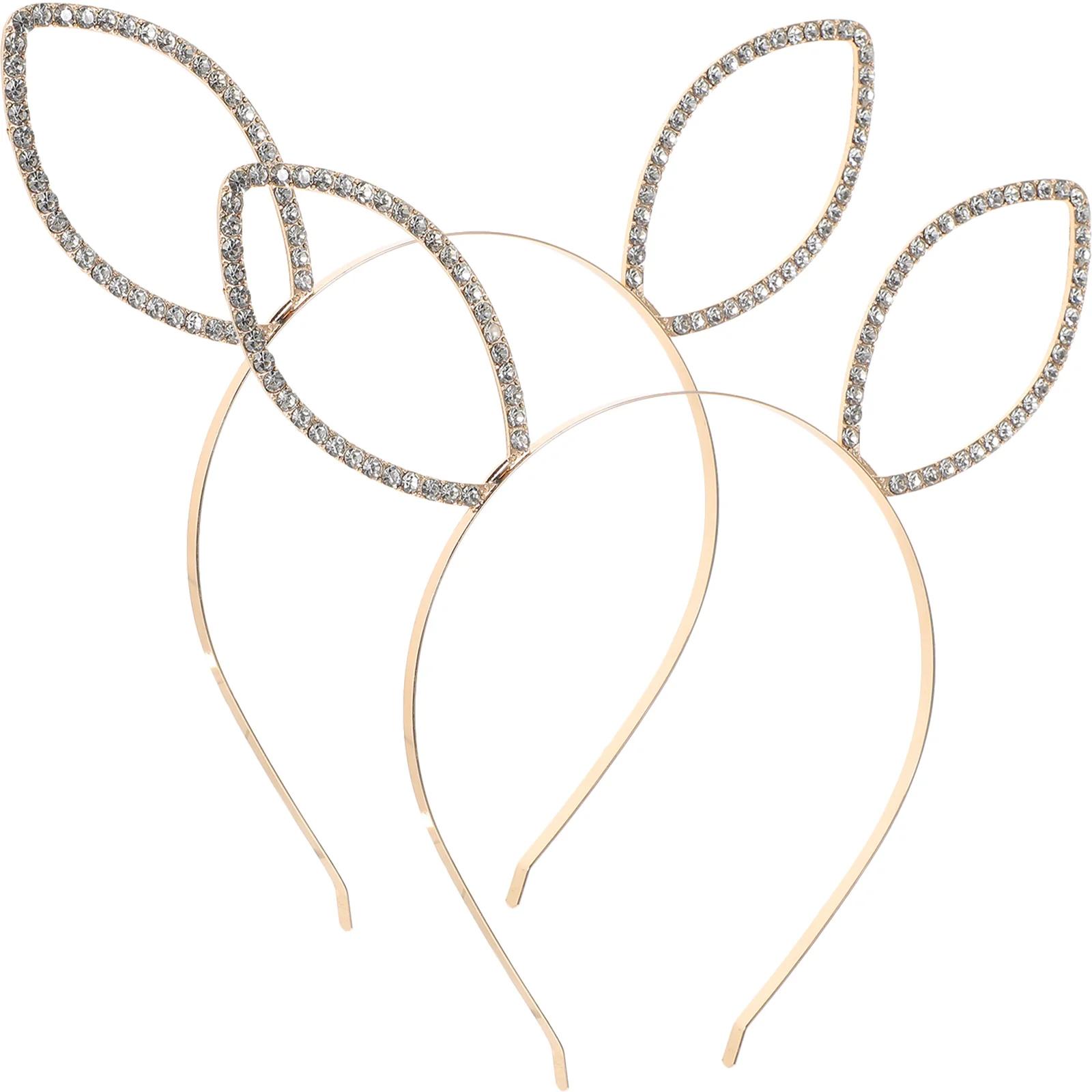 

2 Pcs Bunny Ear Headband Mouse Ears Bands Headbands Cosplay Accessories Rabbit Headpiece