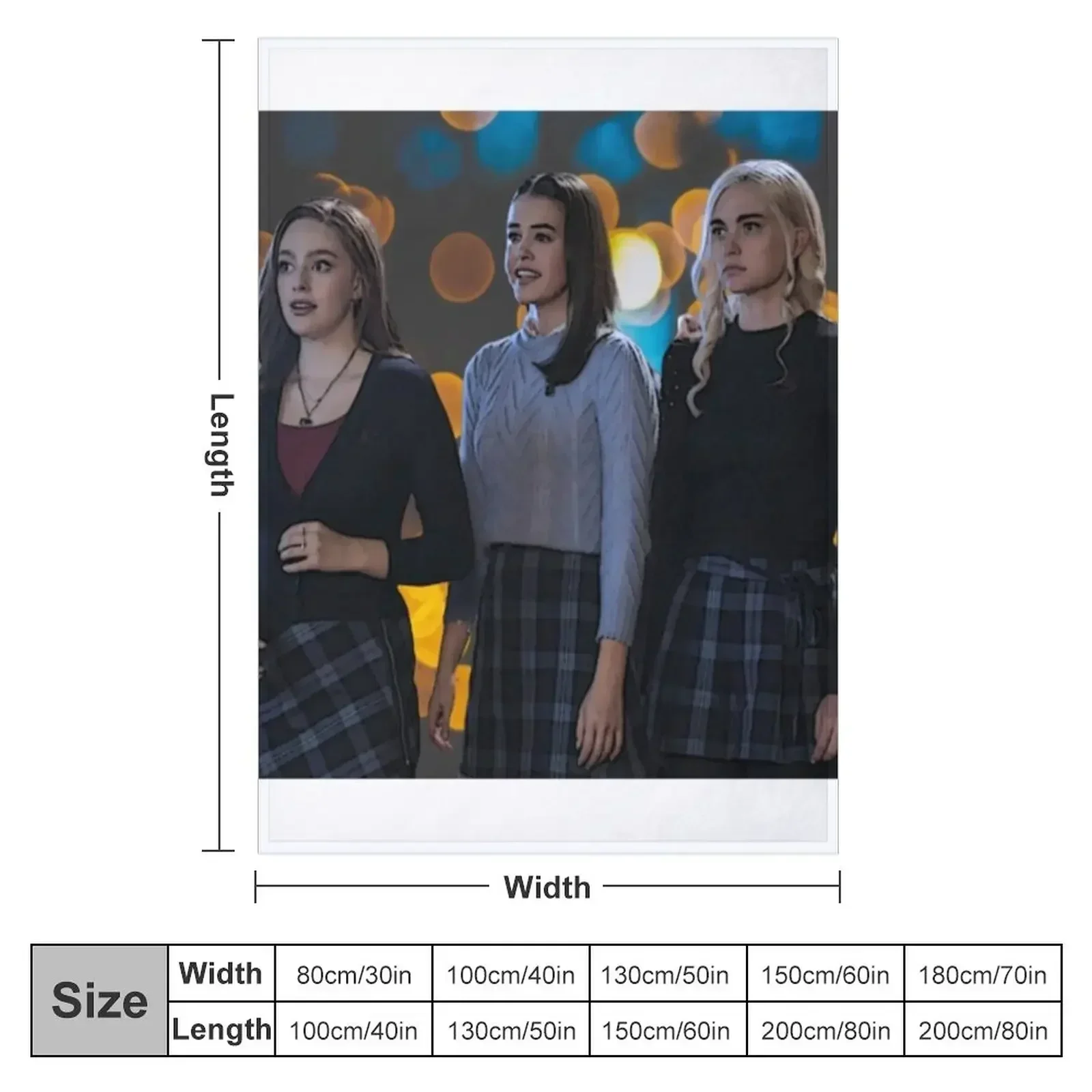 Hope, Josie and Lizzie Throw Blanket Stuffeds Personalized Gift Softest Fashion Sofas Blankets