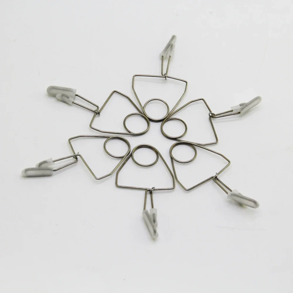 

6pcs - Flute Pad Clip Replace Pad Make Indentation Essential Tool Set for Wind Instrument Maintenance