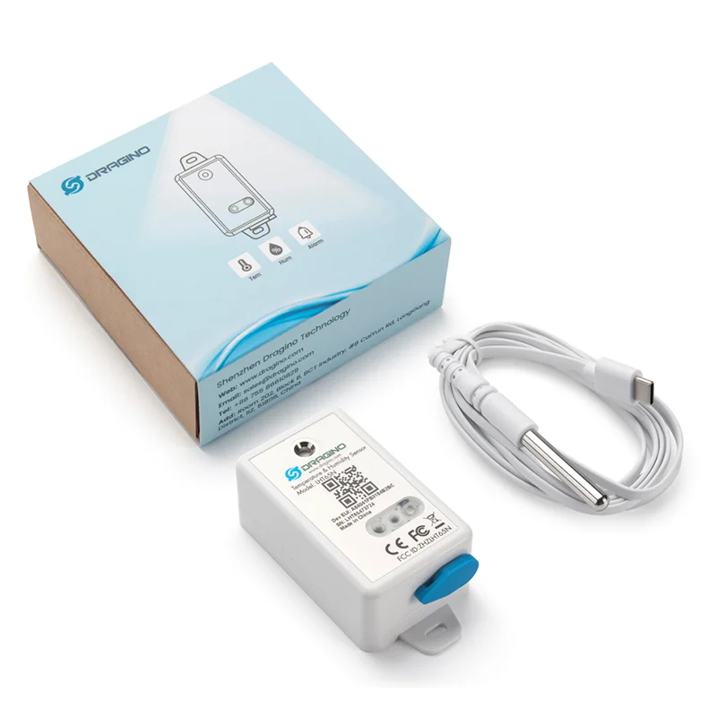 Imagem -02 - Sensor de Temperatura e Umidade Dragino Lorawan Lorawan Classe a Protocolo com Recurso de Dados para Automação Predial Lht65n e3