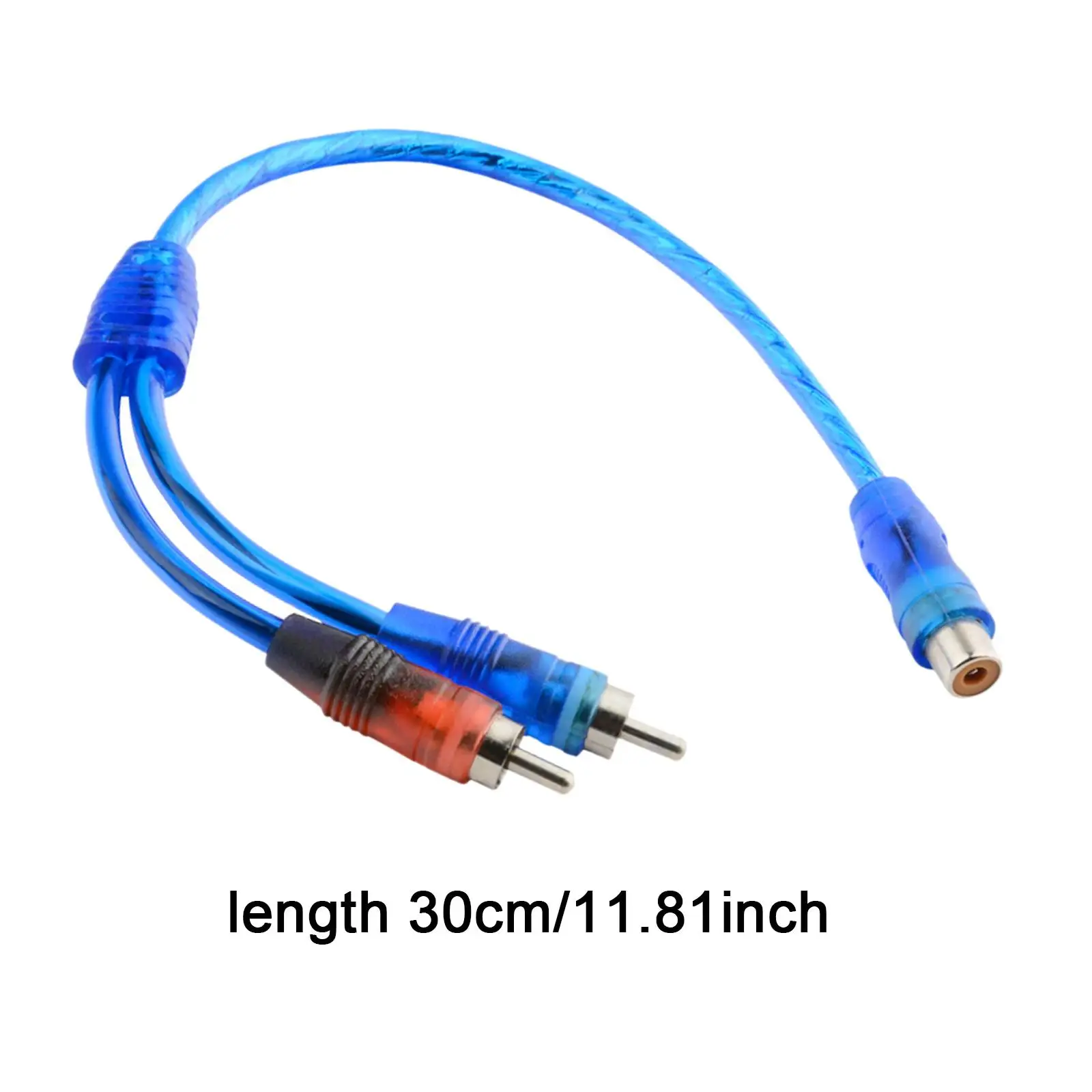 Cabo de áudio RCA Divisor RCA Adaptador de cabo divisor RCA para subwoofer estéreo