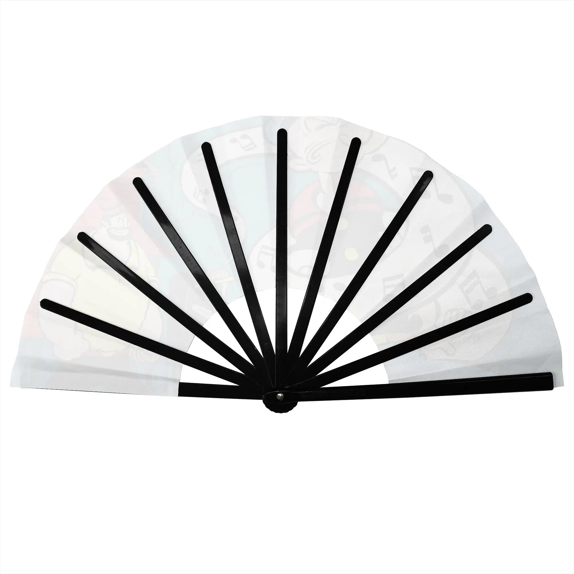 Vintage P-Pop E-Eye The S-Sailor Portable Pocket Fan Travel Playing Flute Folding Fan Chinese Dance Cooling Handheld Fans