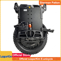 EU Stock LeaperKim Veteran Patton 62LBS 66LBS 126V 2220Wh Battery 3000W Motor 16'' Off-road Tire Patton Electric Unicycle