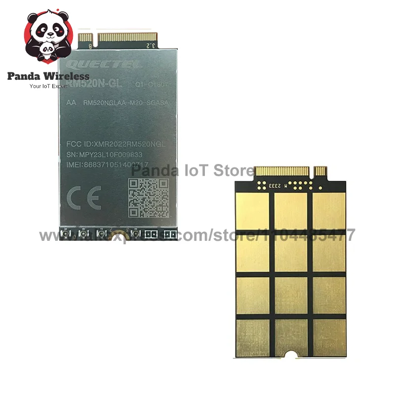 

Free ship Quectel RM520N RM520N-GL RM520NGLAA-M20-SGASA coverage Module High Speed for Global Sub-6 GHz M.2 Applications
