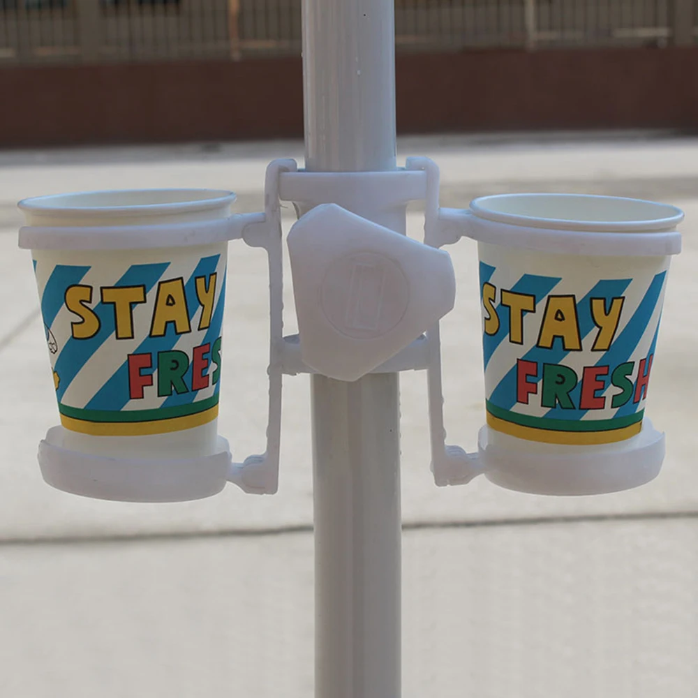 1Pc Cup Bottle Holder 22x12x7cm Lightweight Bottle Stand Tools Foldable Umbrella Accessories Outdoor Leak Proof Water Cup Holder