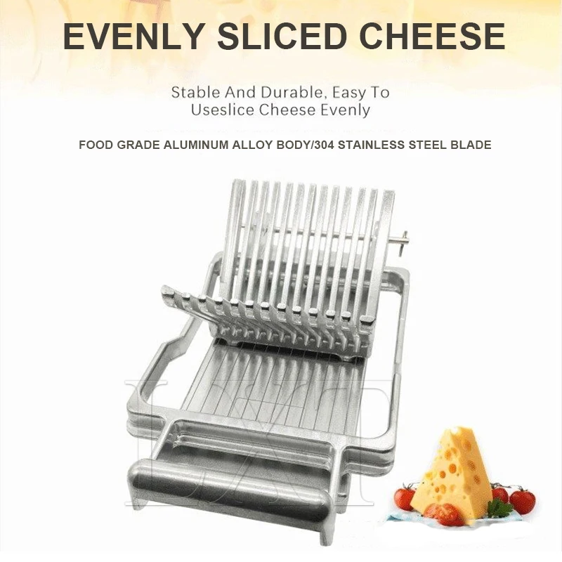 Cheese Slicer Butter Sausage Slicer Cutter Cutting Kitchen Manual Stainless Steel Wire