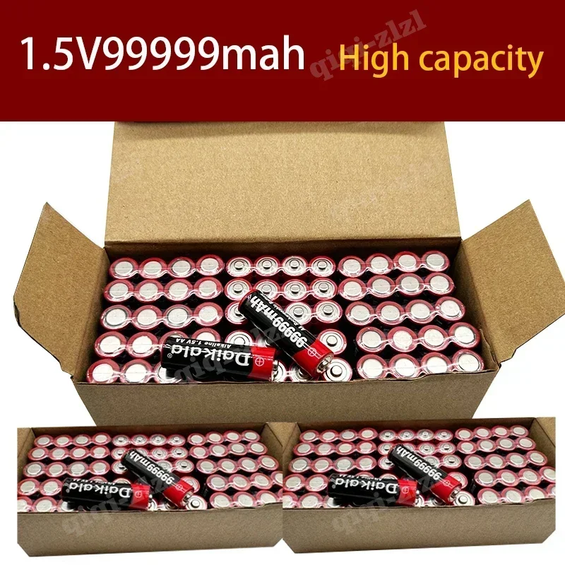 2026 New AA Battery 99999 MAh 2-60PCS 1.5V Rechargeable Battery AA for Flashlights, Toys, Mice, Microphones, Etc.+Free Shipping