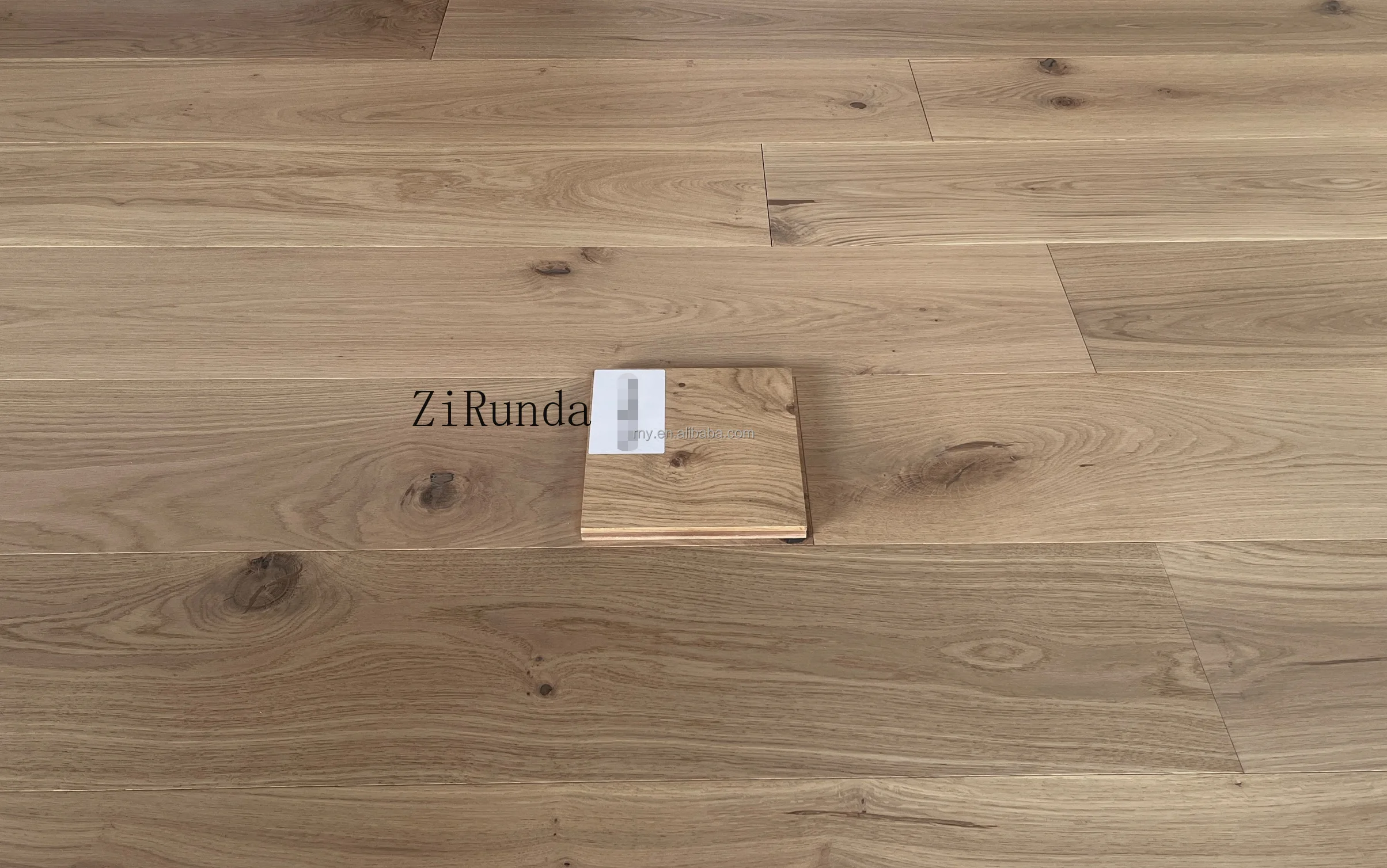 نسخة مخصصة أرضيات خشبية من خشب البلوط الأبيض عالية الجودة مناسبة للمناطق المرورية العالية 220 /240/260 مم ألواح خشبية متينة #6