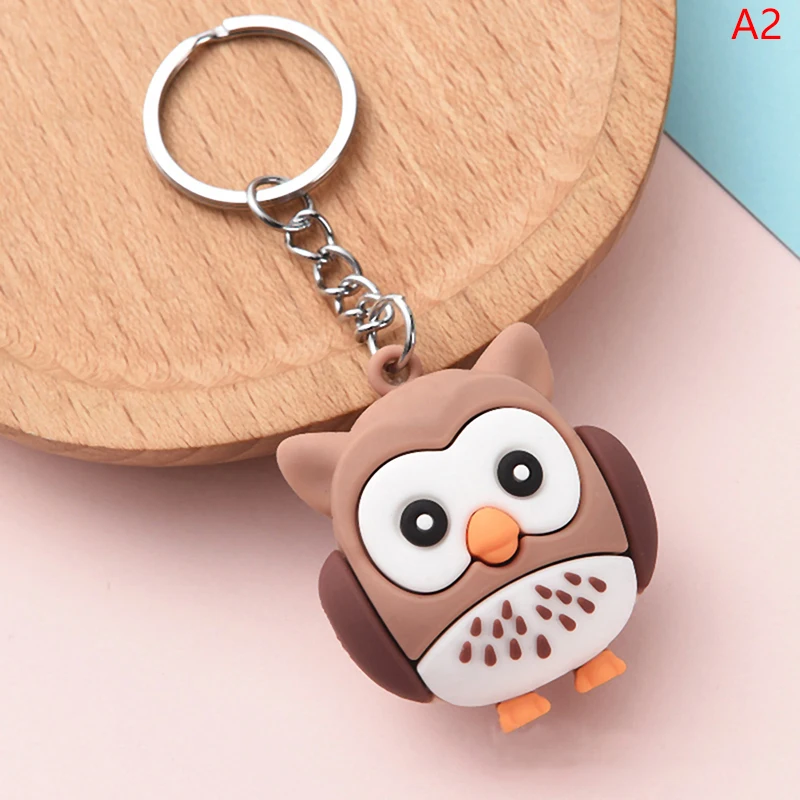 New Owl Keychain Creative Owl Cute Animal Key Pendant Pendant Student Gift Cute Keychain 1pcs Cartoon Animal Key Chain