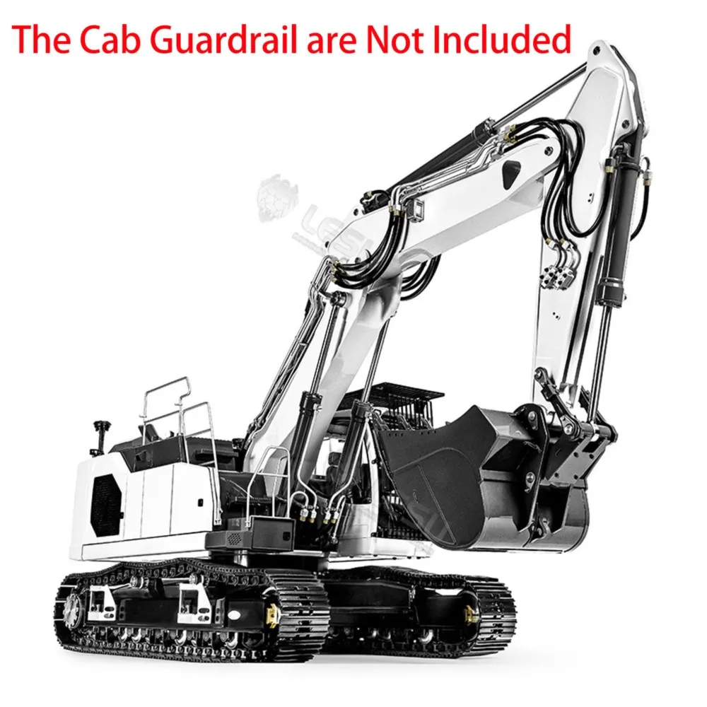 1/14 LESU 945 3-ramienna hydrauliczna koparka RC LR945 Metalowa koparka RC zdalnie sterowana maszyna budowlana ciężarówka samochody zabawki