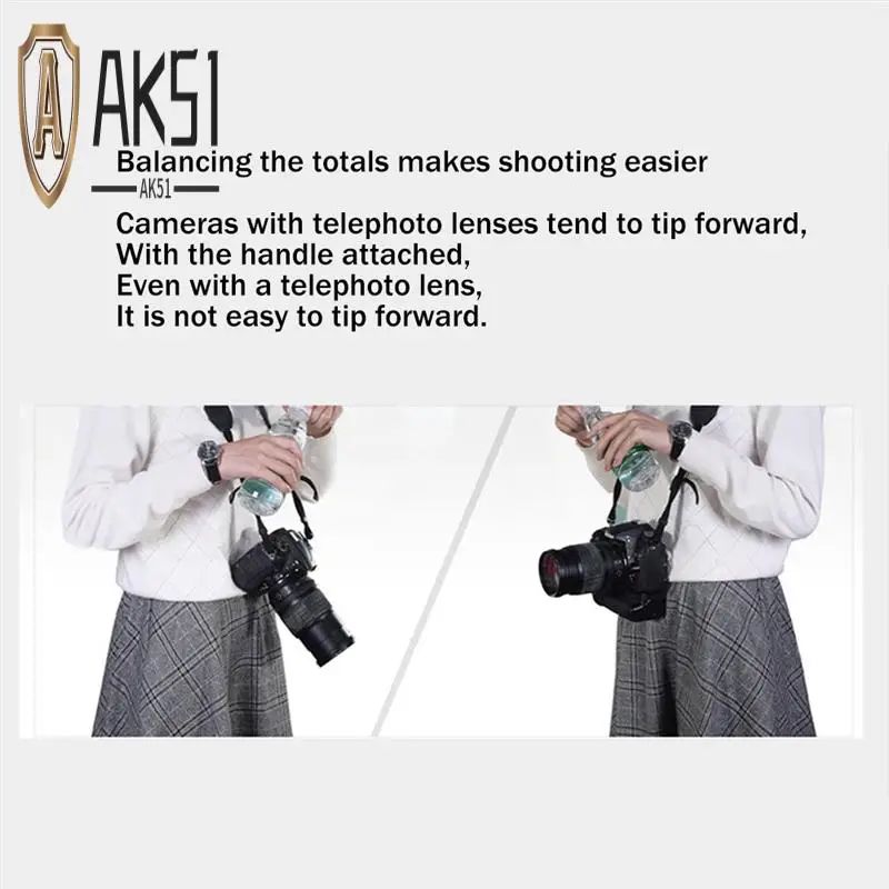 

AK51-Vertical Battery Grip Holder Anti-Shake Handle MB-N11 For Nikon Z6II Z7II Camera Battery Box Handle