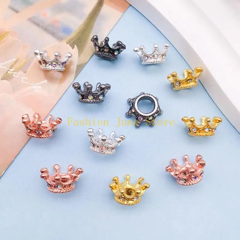 N5KA Crafting Beads 6x12mm Jewelry Component Party Jewelry Beads Alloy Texture