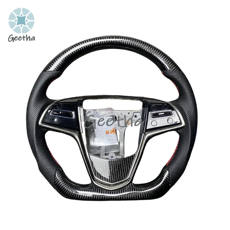 

Sports Real Carbon Fiber Steering Wheel for Cadillac CTS XTS SRX ATS CT6 ATS-V Customized