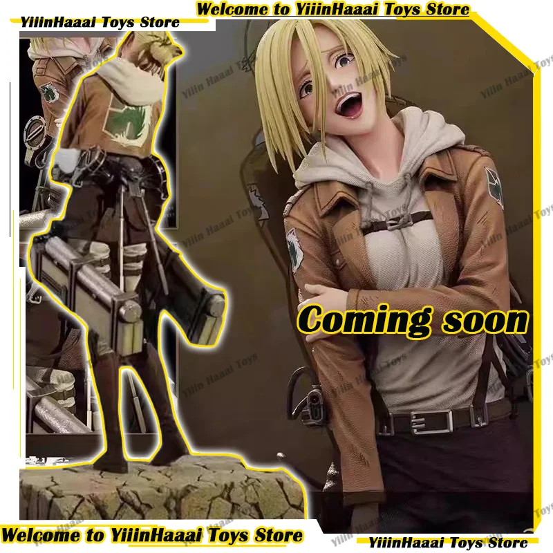 

Фигурка Ани Леонхарт из аниме «Атака Титанов», 29 см, ПВХ, коллекционная модель, украшение для стола, декор для комнаты, статуэтка, подарок для мальчика