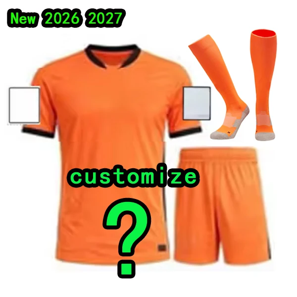 2026 Nederlandse tenue Aangepaste numerieke letters Nieuw ok26 tenue shirt Nederland